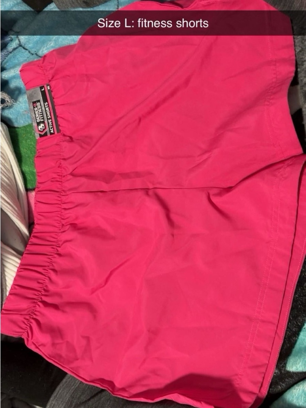 Women’s Hot Pink Athletic Fitness Shorts - Elastic Waist